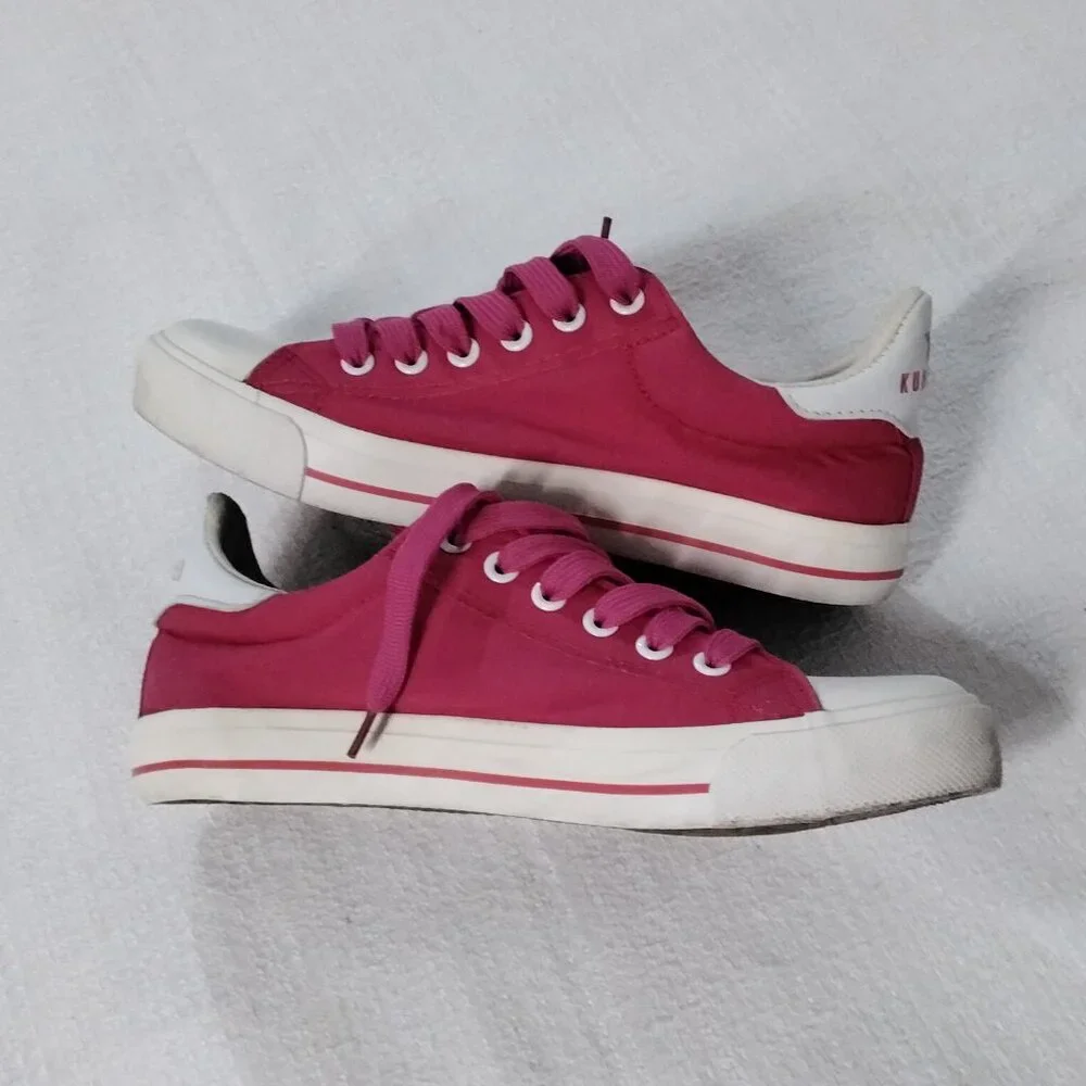 kuan bei Women Sneakers Canvas Size 7.5 Fushia Size 38 Europe - Picture 1 of 16